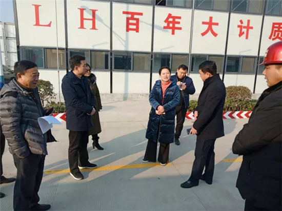 商丘市睢阳区商务局调研东方办事处招商引资工作